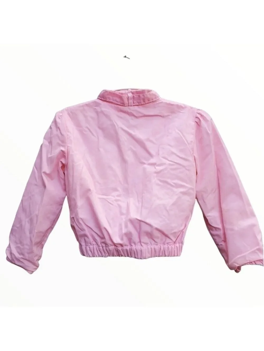 Vtg 70's 80's Toddler sz 24m A Tiny Tots Original Pink zip jacket